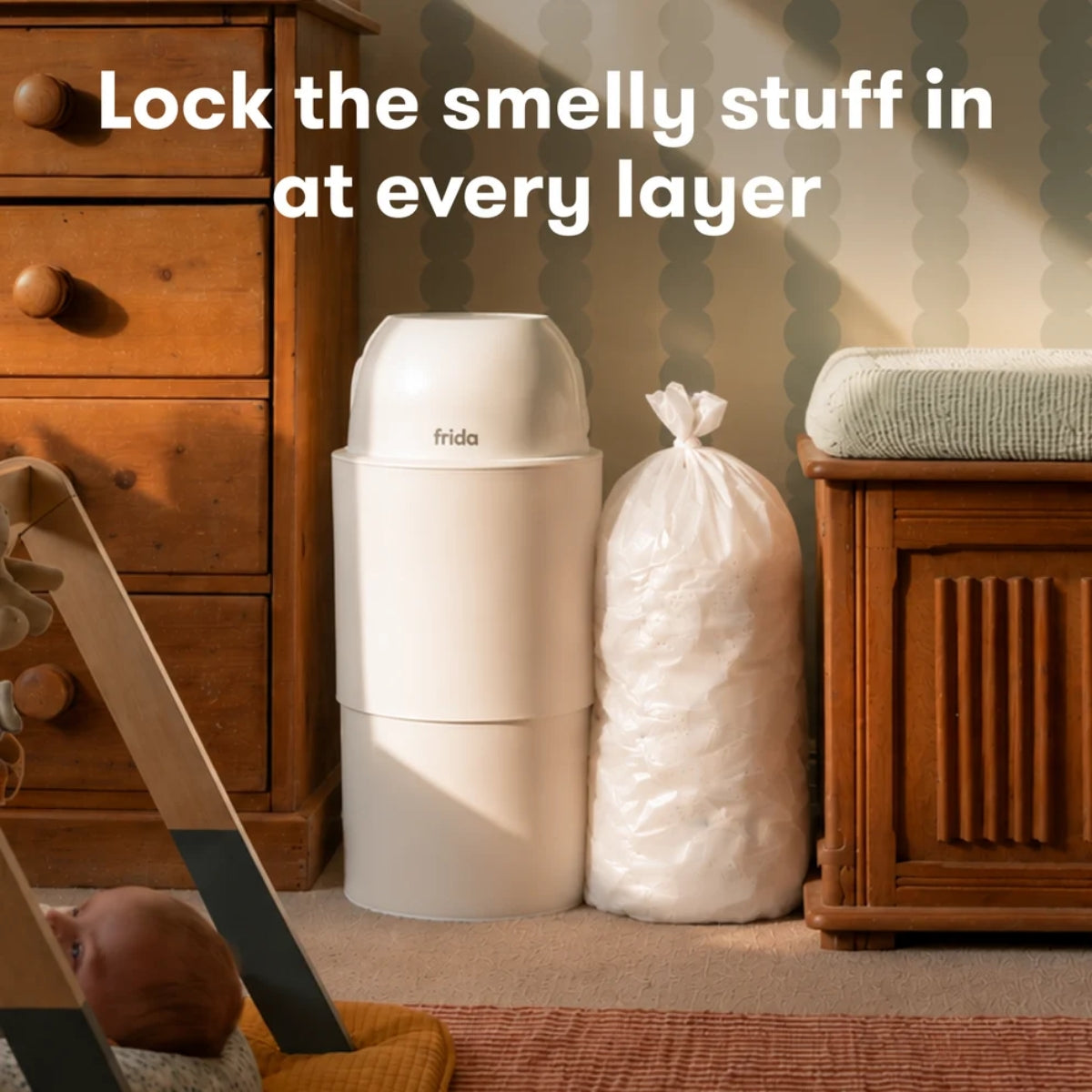 Fridababy Odor-Blocking Diaper Pail
