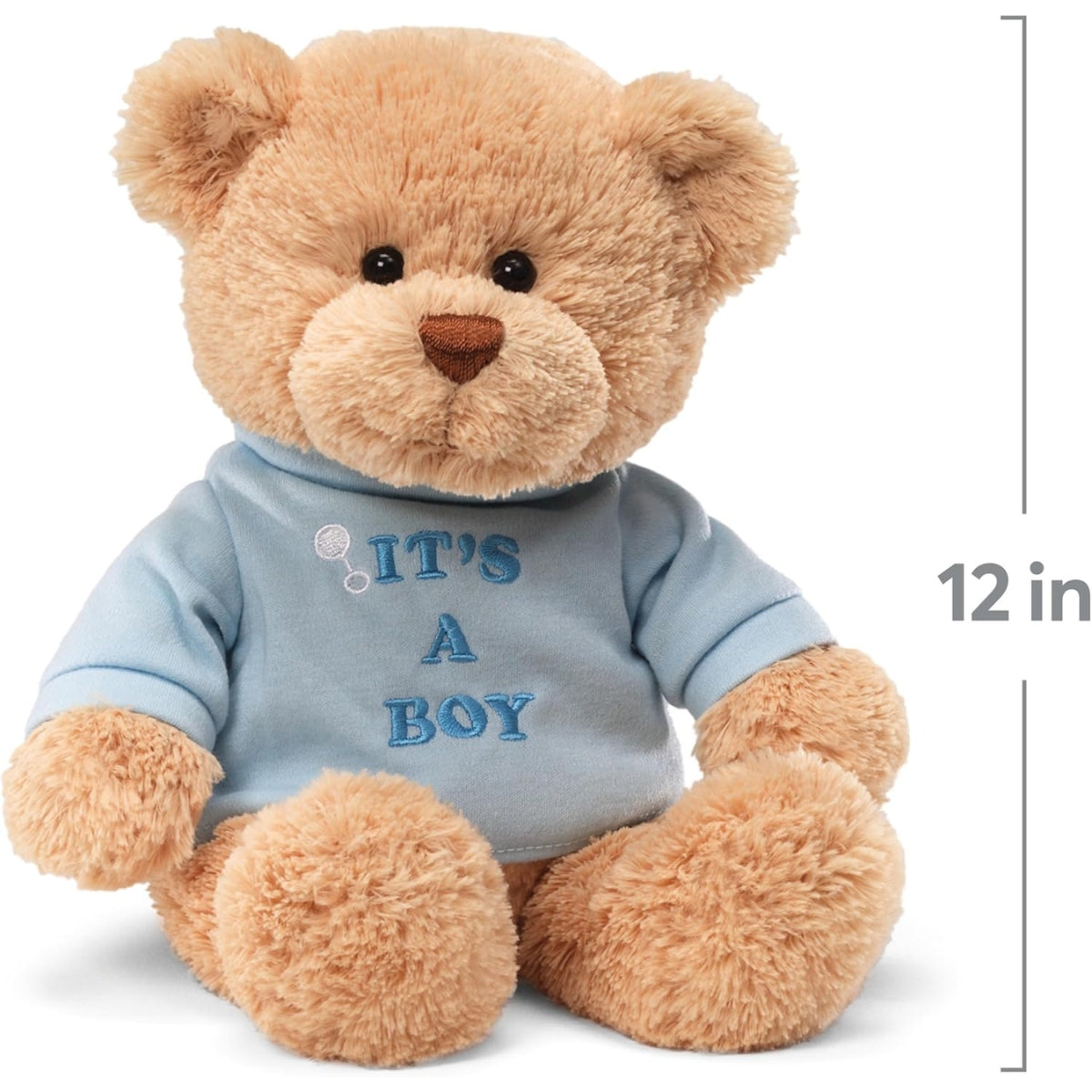 GUND It's a Boy Teddy Bear, Blue, 12 Inches