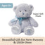 GUND My First Teddy Bear, Blue, 10 in on Luna Baby Store Miami