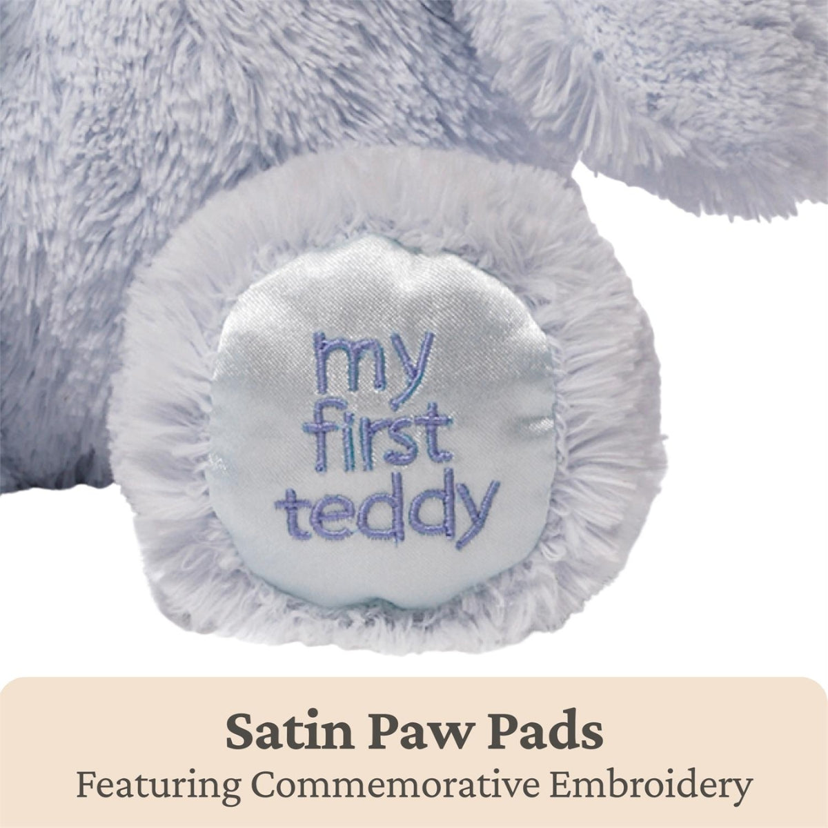 GUND My First Teddy Bear, Blue, 15 in on Luna Baby Store Miami