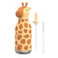 Asobu - Stainless Steel Bottle Silicone Head Giraffe
