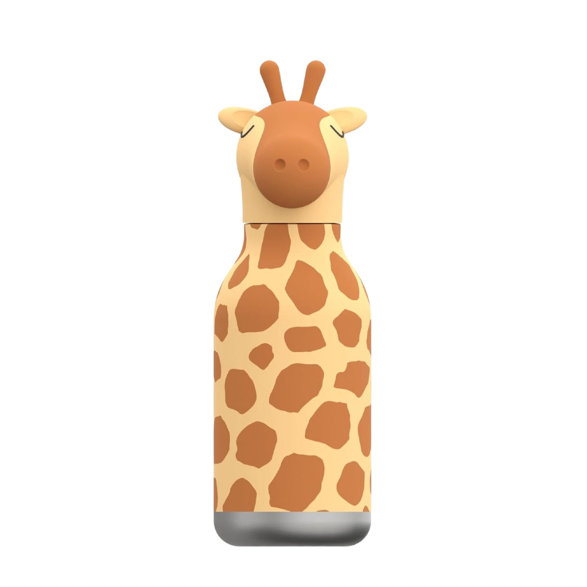 Asobu - Stainless Steel Bottle Silicone Head Giraffe