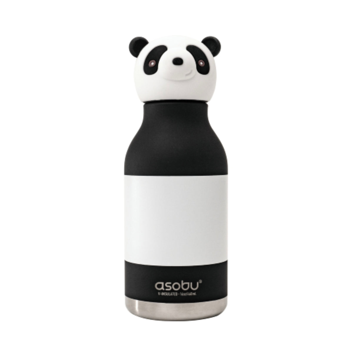 Garrafa Térmica Infantil Asobu Bestie Panda 460ML - Keeps Drinks Cold for 24 Hours