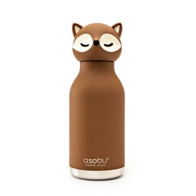 Asobu - Stainless Steel Bottle Silicone Head Fox