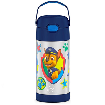 Garrafa Térmica Infantil Thermos Patrulha Canina Azul 350ML - Thermos Babytunes