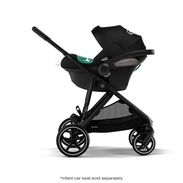 Cybex Gazelle S 2 Stroller - Black Frame/Moon Black Seat - Luna Baby Store Miami