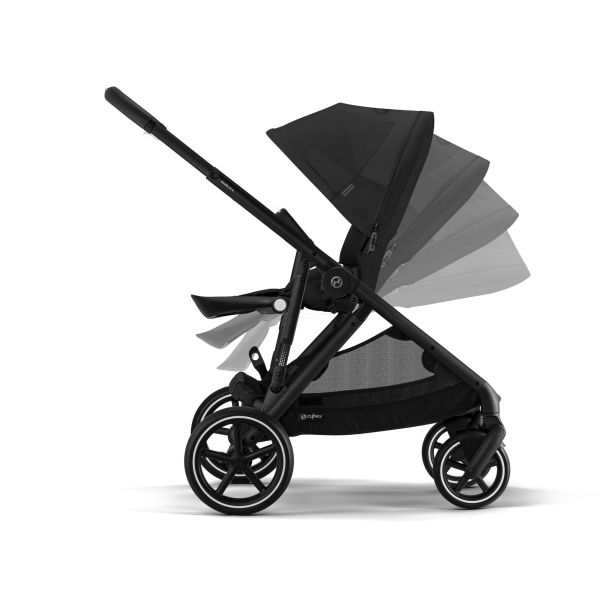 Cybex Gazelle S 2 Stroller - Black Frame/Moon Black Seat - Luna Baby Store Miami