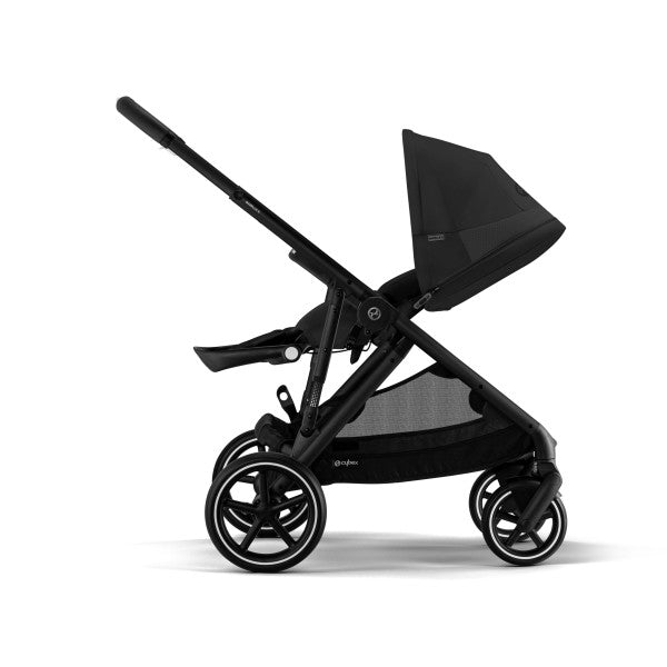 Cybex Gazelle S 2 Stroller - Black Frame/Moon Black Seat - Luna Baby Store Miami