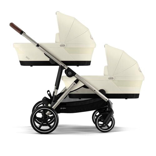 Cybex Egazelle/Gazelle S 2 Cot, Seashell Beige - Flexible for Growing Families