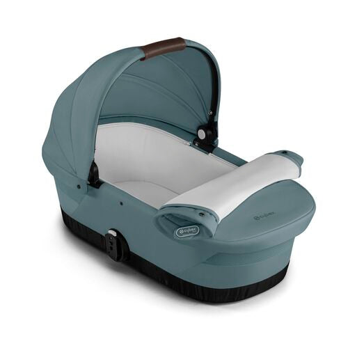 Cybex - Egazelle/Gazelle S 2 Cot, Sky Blue - Comfortable Lay Flat Environment from Birth