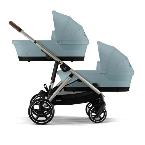 Cybex - Egazelle/Gazelle S 2 Cot, Sky Blue - Flexible Use for Growing Families