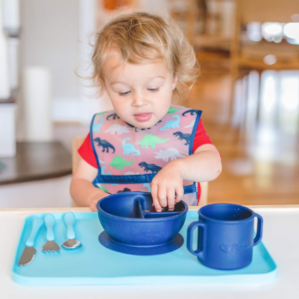 Green Sprouts Learning Cup Made From Silicone - Navy