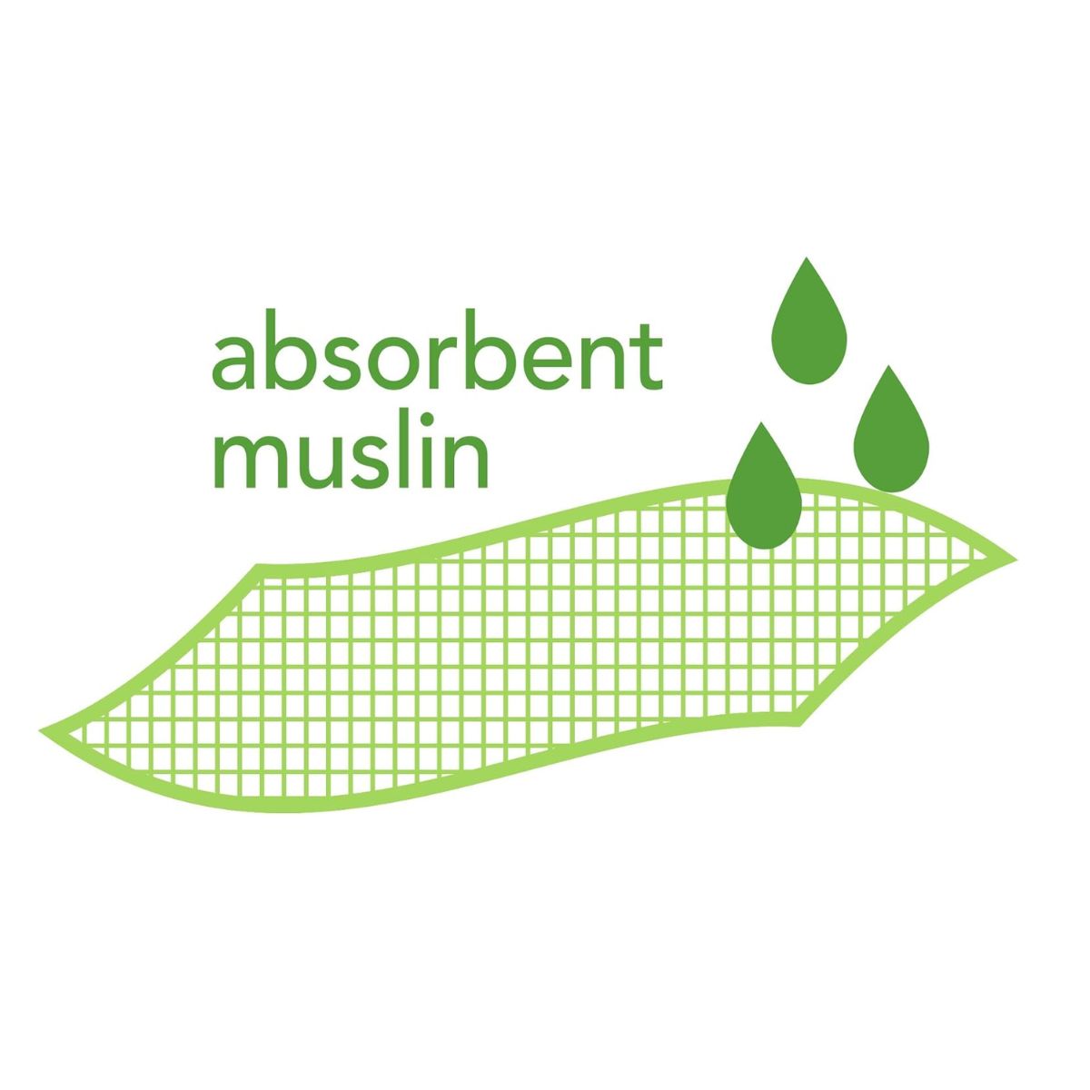 Green Sprouts Muslin Face Cloths Organic 5 PK - Pink