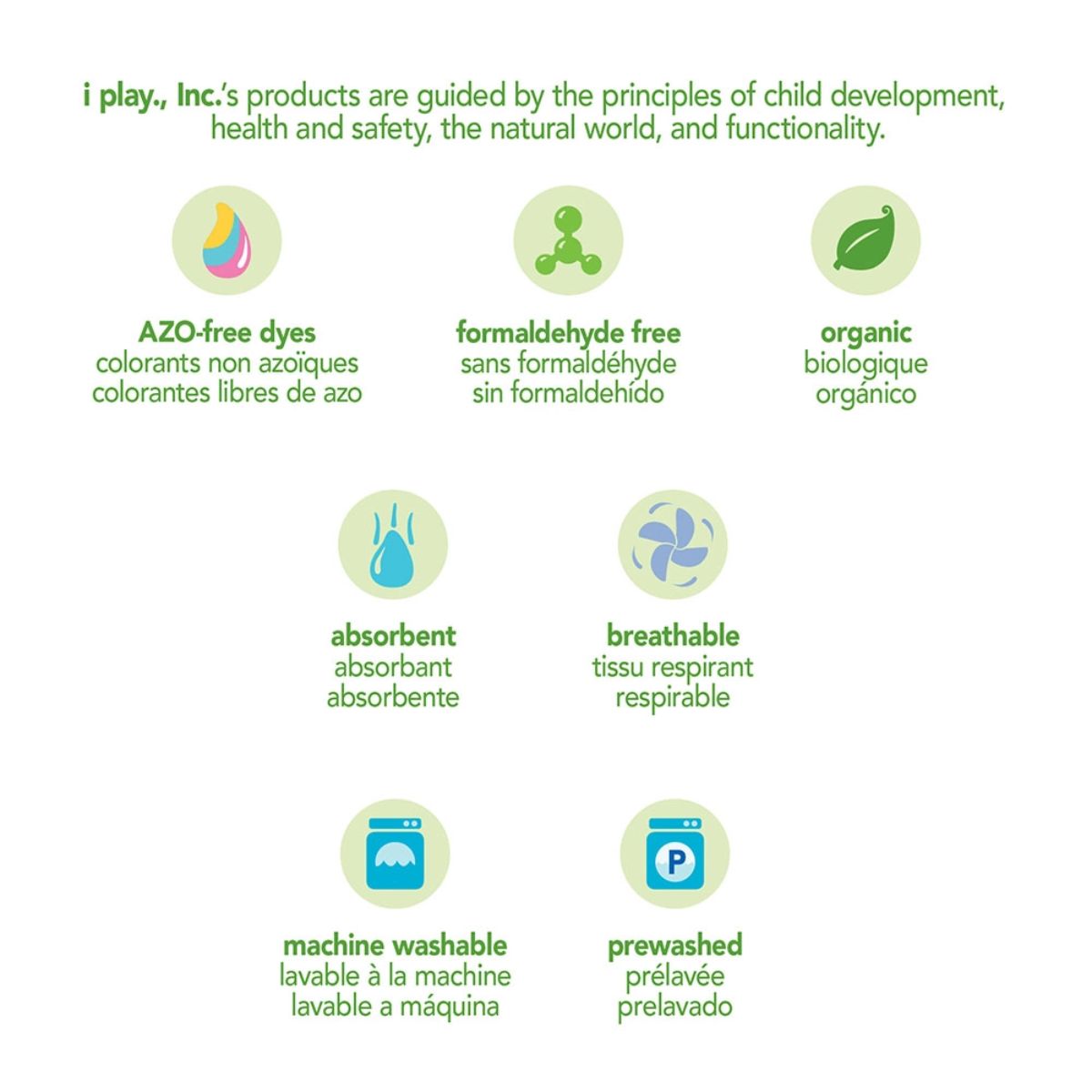 Green Sprouts Muslin Face Cloths Organic 5 PK - Pink