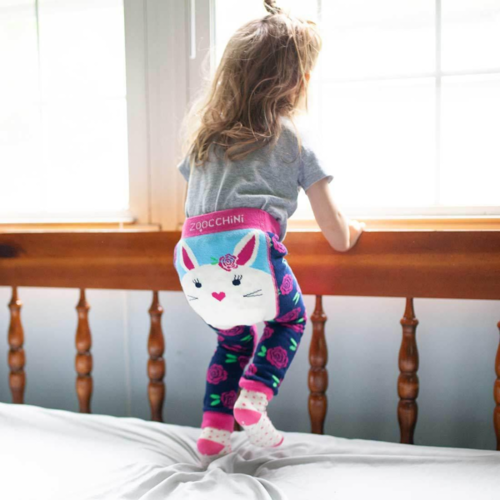 Zoocchini Grip+Easy Comfort Crawler Legging & Socks Set Bunny