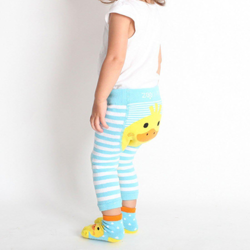 Zoocchini Grip+Easy Comfort Crawler Legging & Socks Set Duck