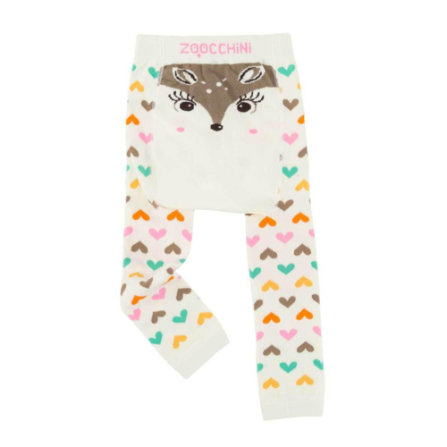 Zoocchini Grip+Easy Comfort Crawler Legging & Socks Set Fawn