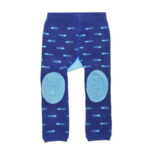 Zoocchini Grip+Easy Comfort Crawler Legging & Socks Set Shark