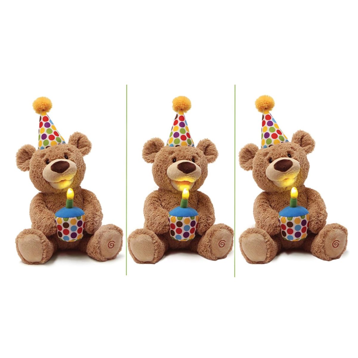 Gund Happy Birthday Animated Teddy 12 In