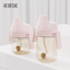 HEORSHE Sippy Cup 7oz (6M+) - Pink on Luna Baby Store Miami