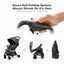 HIBUD FLOW Ultra-Compact Travel Stroller - Black on Luna Baby Store Miami