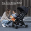 HIBUD FLOW Ultra-Compact Travel Stroller - Black on Luna Baby Store Miami