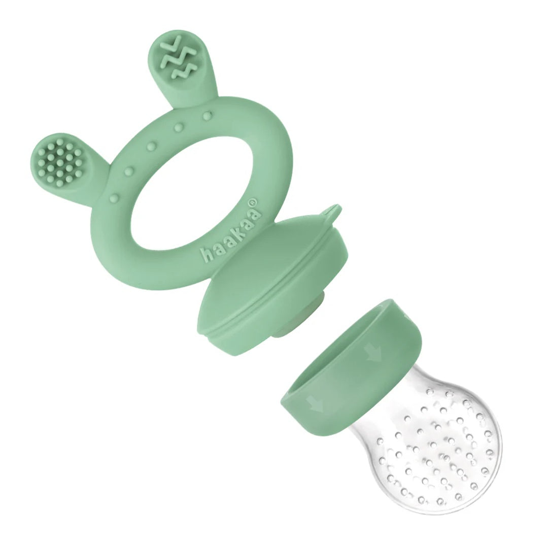 Haakaa Silicone Freeze-N-Feed Mini Combo - Pea Green