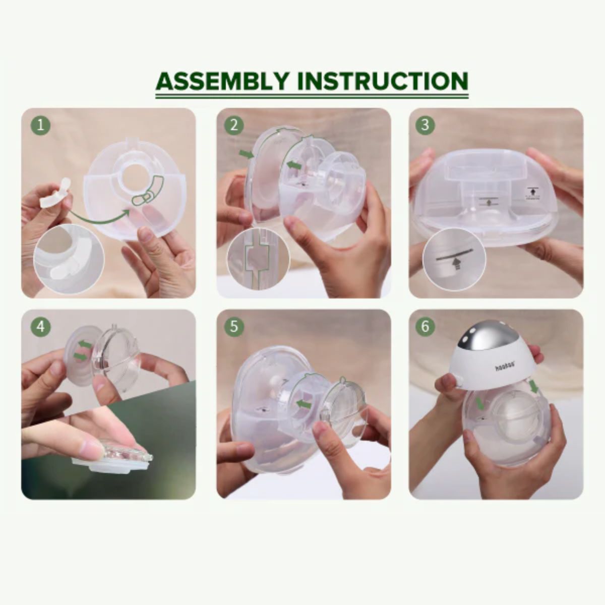 Haakaa E-Ladybug Wearable Electric Breast Pump - 2PK