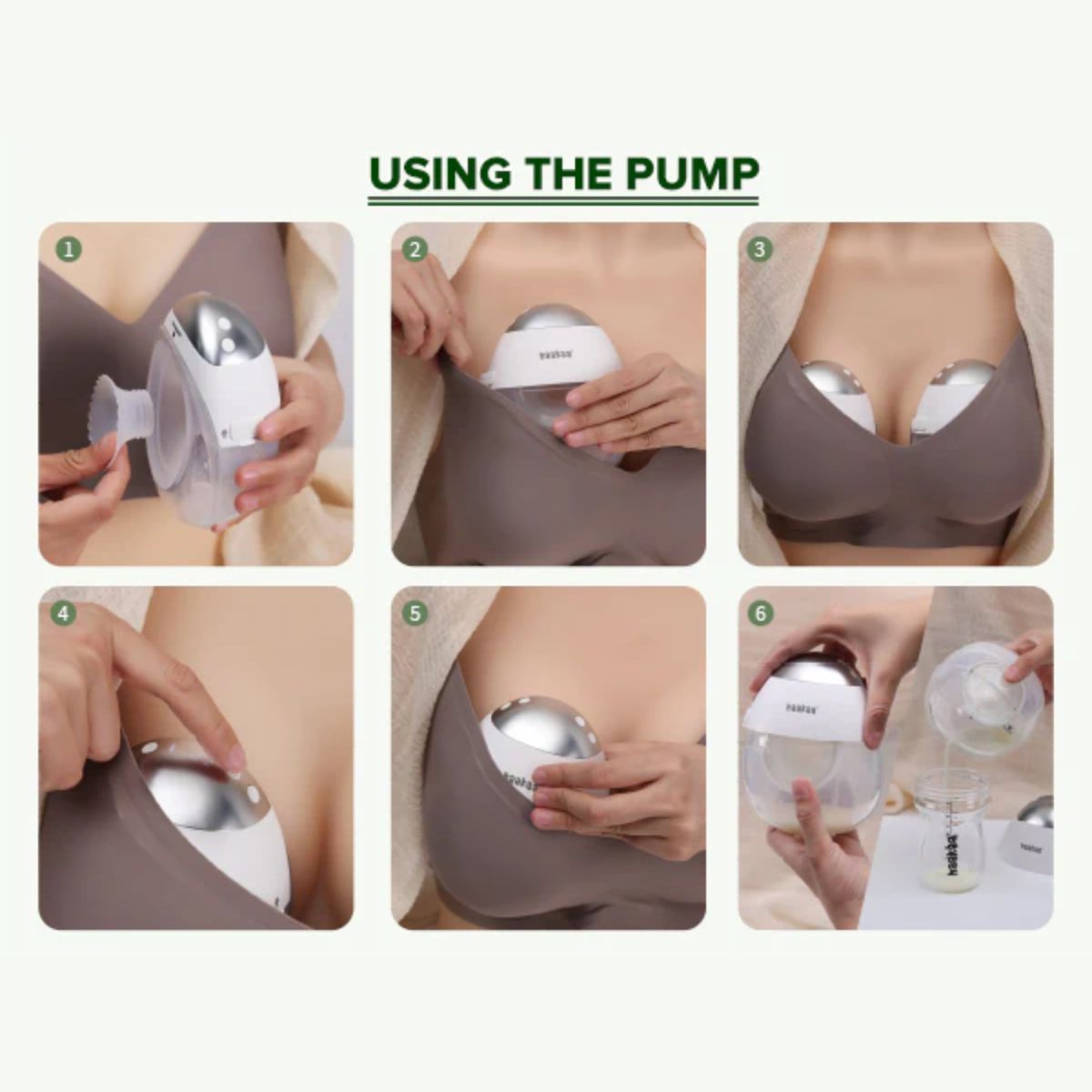 Haakaa E-Ladybug Wearable Electric Breast Pump - 2PK
