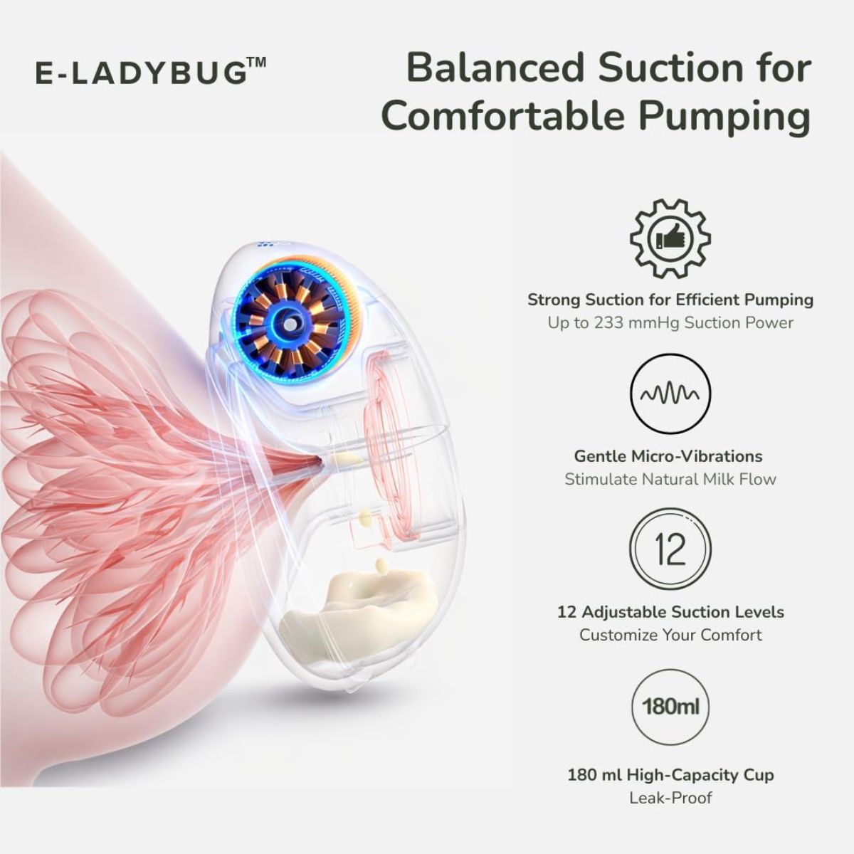 Haakaa E-Ladybug Wearable Electric Breast Pump - 2PK on Luna Baby Store Miami