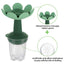 Haakaa Flower Fresh Food Feeder & Cover Set - Pea Green