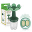 Haakaa Flower Fresh Food Feeder & Cover Set - Pea Green