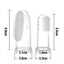 Haakaa Silicone Baby Finger Toothbrush Set 2pcs (Small & Large) - 0-24M on Luna Baby Store Miami