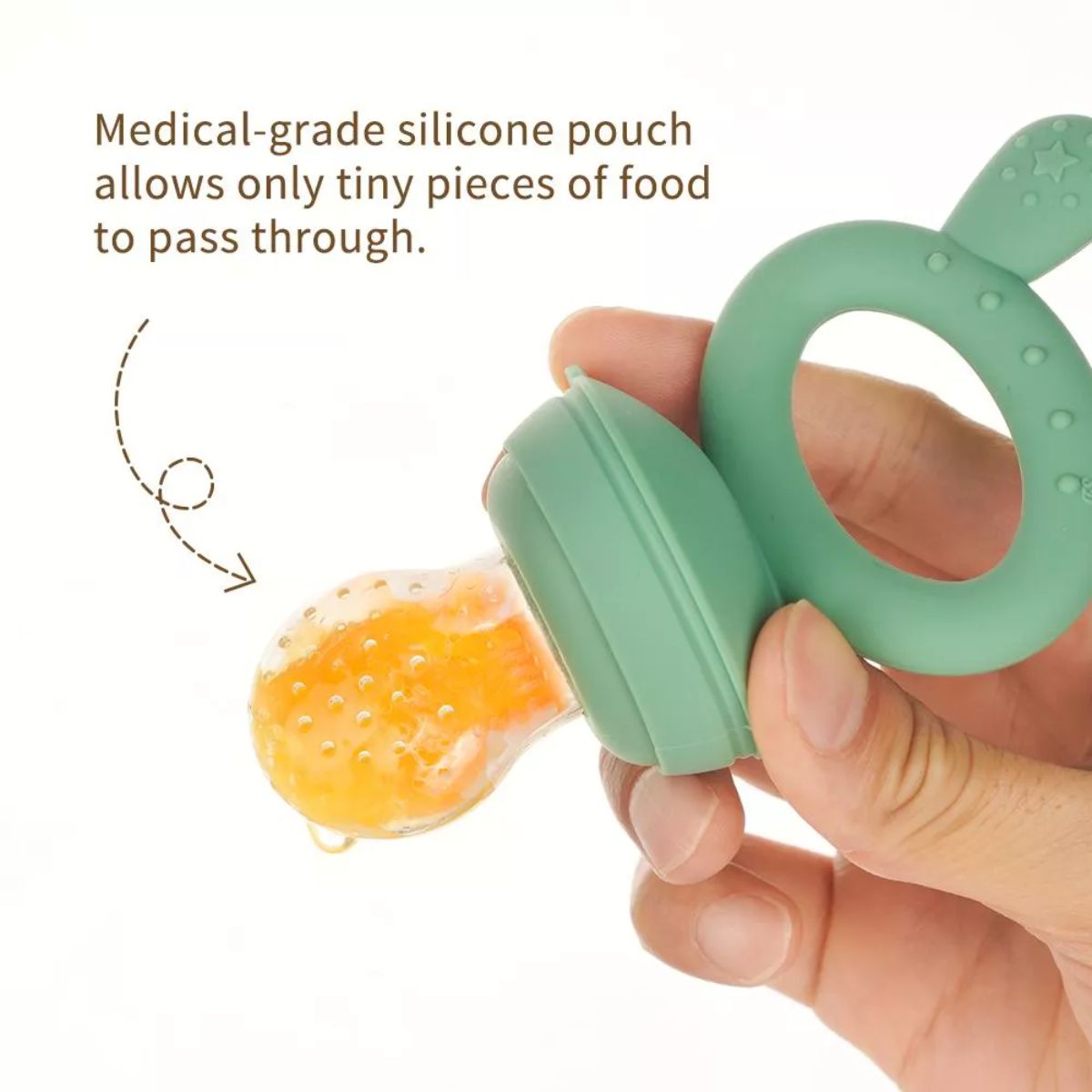 Haakaa Silicone Freeze-N-Feed Mini Combo - Blush - Safe Introduction to New Foods