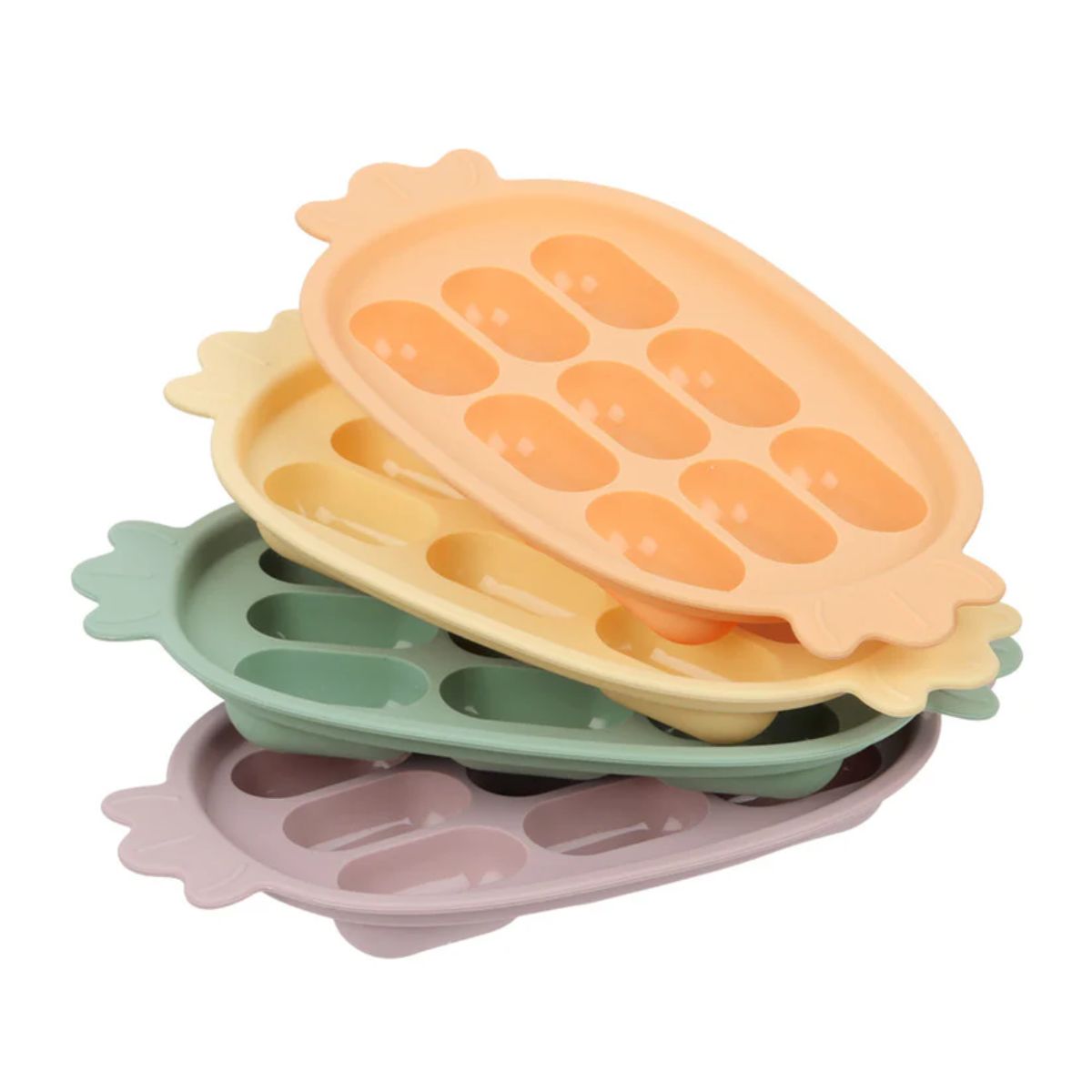 Haakaa Silicone Nibble Tray - Blush on Luna Baby Store Miami