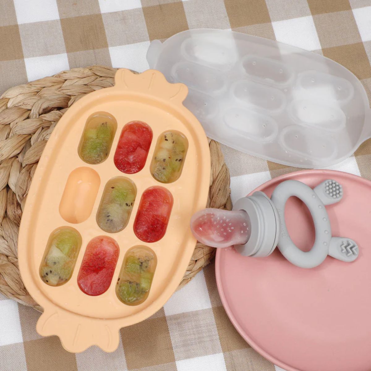 Haakaa Silicone Nibble Tray - Blush