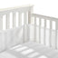 Halo Breathable Mesh Crib Liner for Mini Crib - White on Luna Baby Store Miami