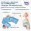 Happi Tummi Waistband - Blue on Luna Baby Store Miami