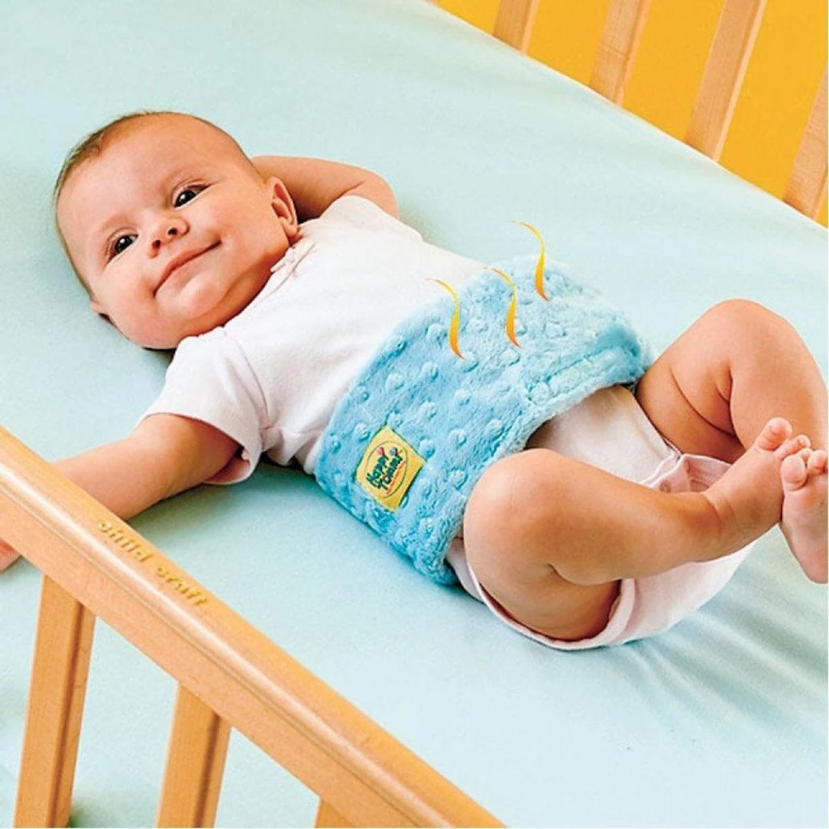 Happi Tummi Waistband - Blue on Luna Baby Store Miami