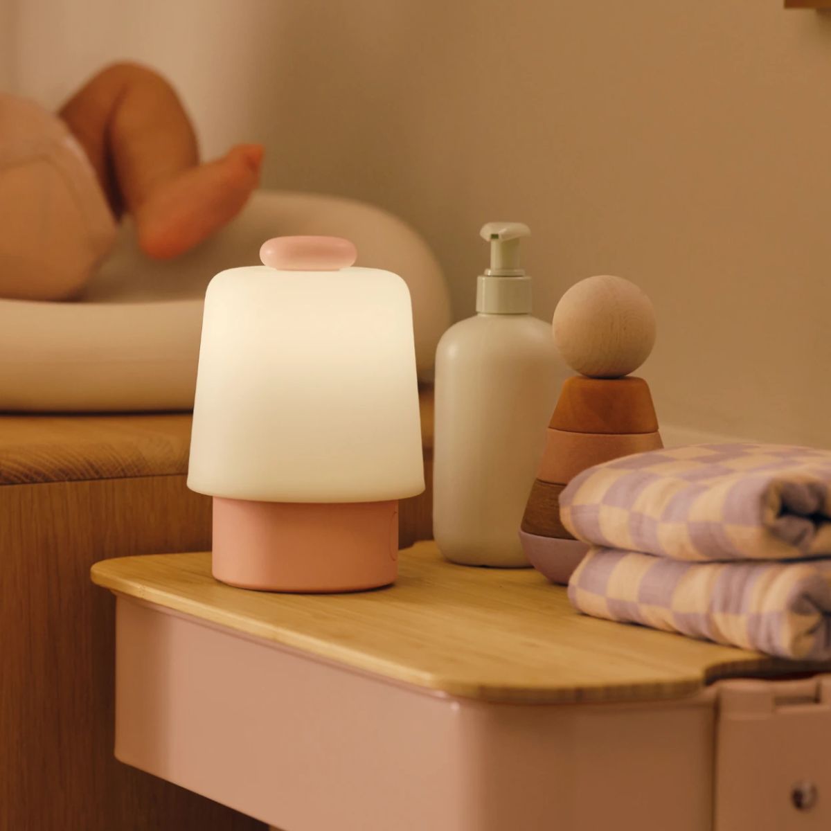 Hatch Baby Smart Night Light & Sound Machine WiFi - Peach on Luna Baby Store Miami