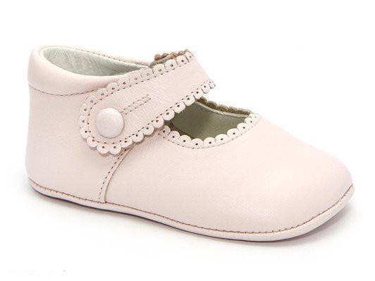 Infant Classic soft Leather Pink Shoes for Girls
