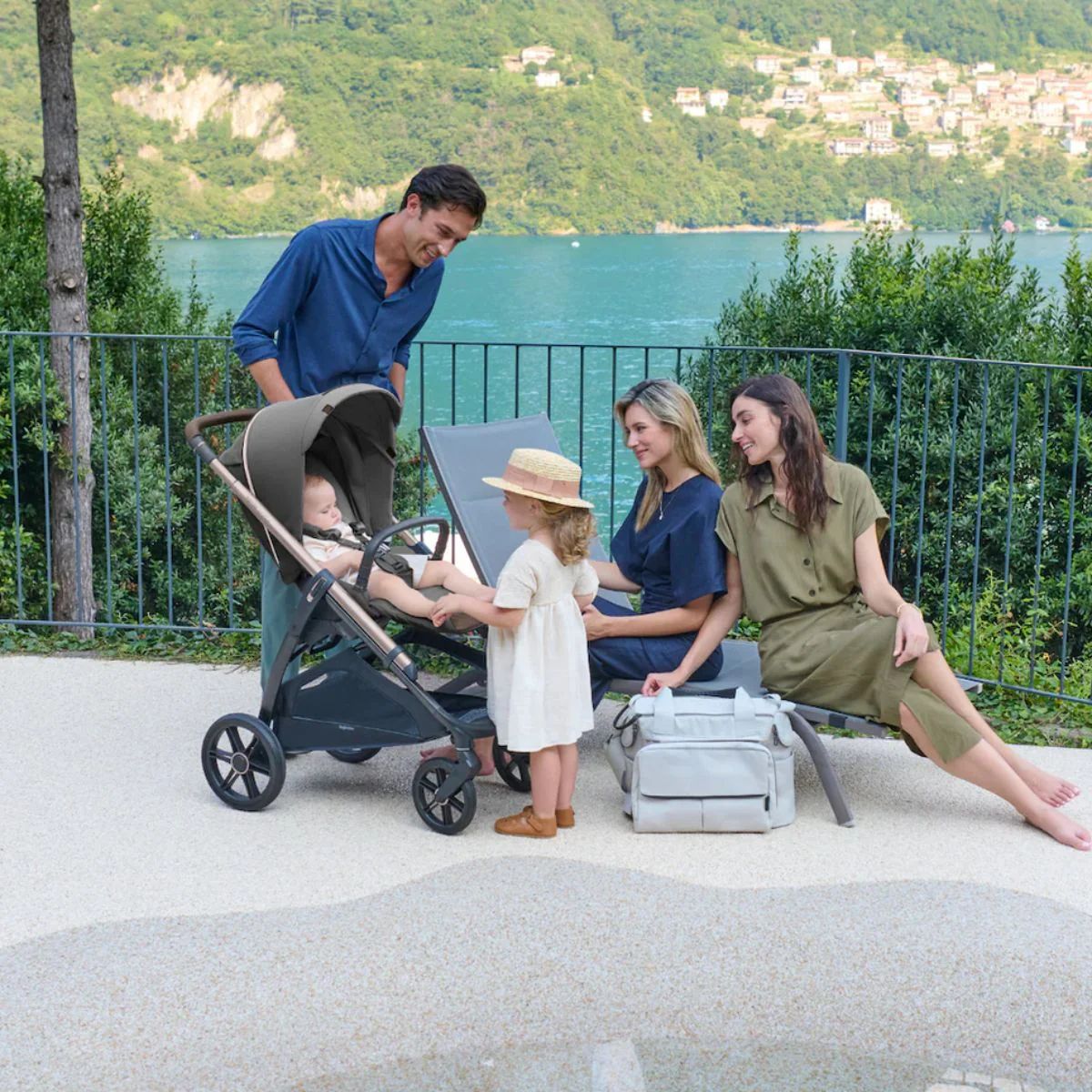 Inglesina Aptica Stroller & Bassinet + Stand - Pashmina Beige