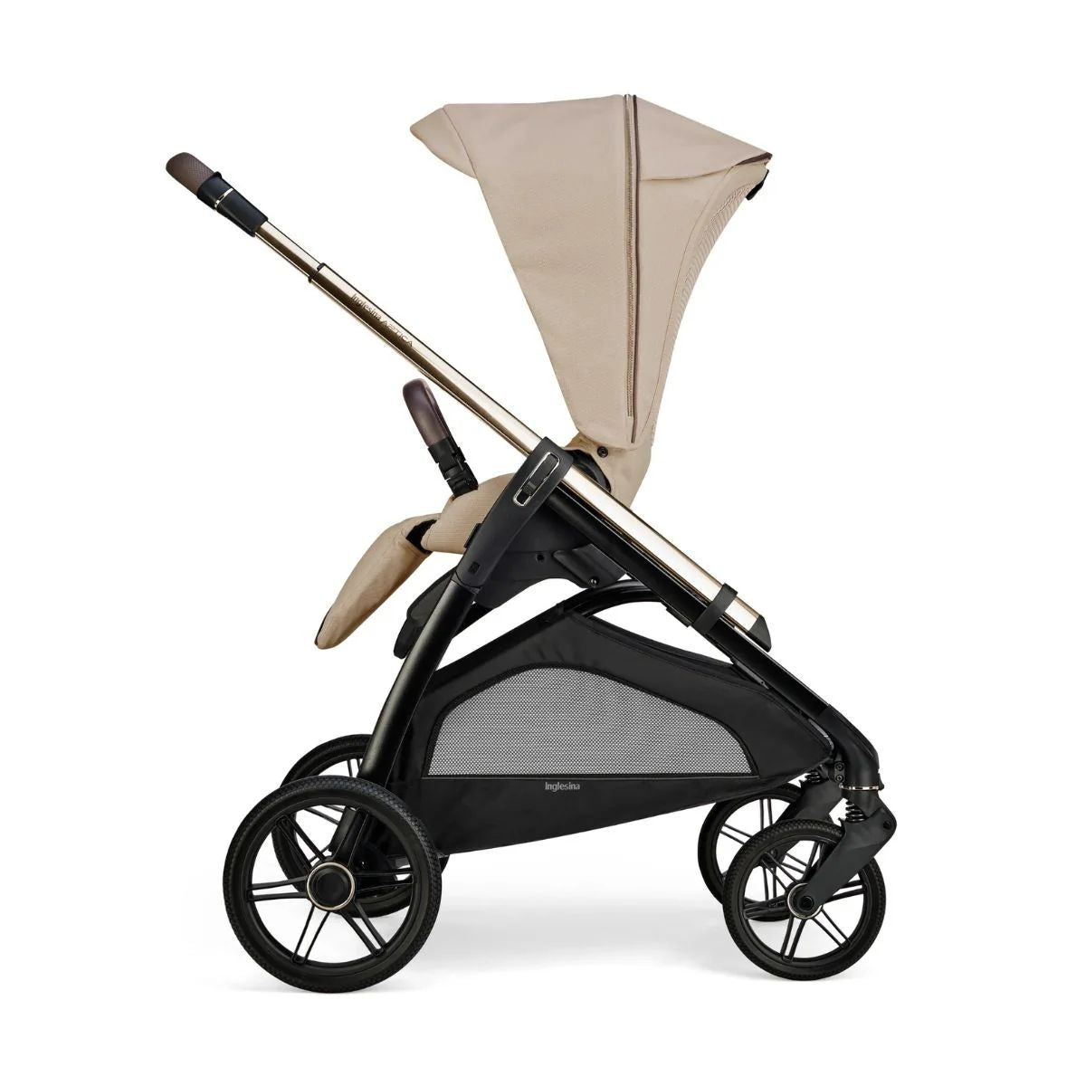 Inglesina Aptica Stroller & Bassinet + Stand - Pashmina Beige on Luna Baby Store Miami