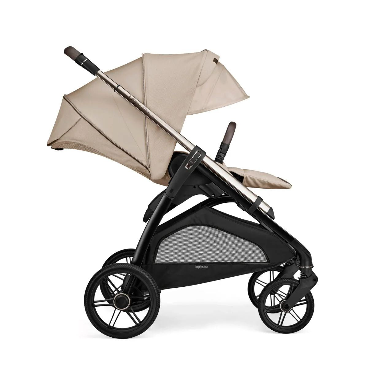 Inglesina Aptica Stroller & Bassinet + Stand - Pashmina Beige on Luna Baby Store Miami