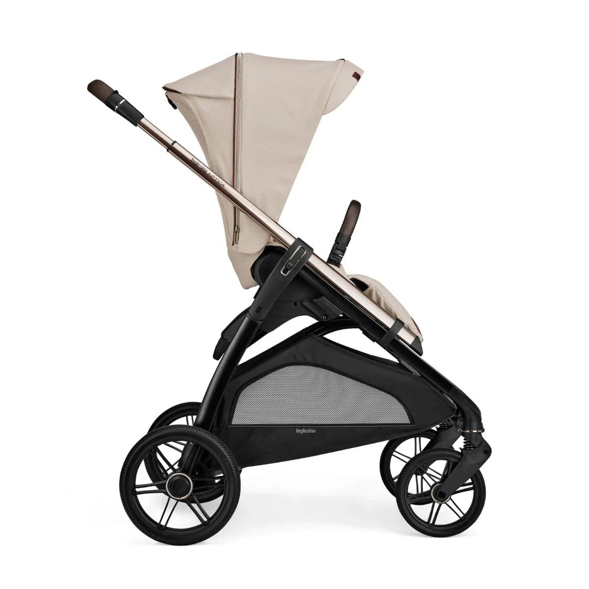 Inglesina Aptica Stroller & Bassinet + Stand - Pashmina Beige on Luna Baby Store Miami