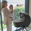 Inglesina Aptica Stroller & Bassinet + Stand - Velvet Grey on Luna Baby Store Miami