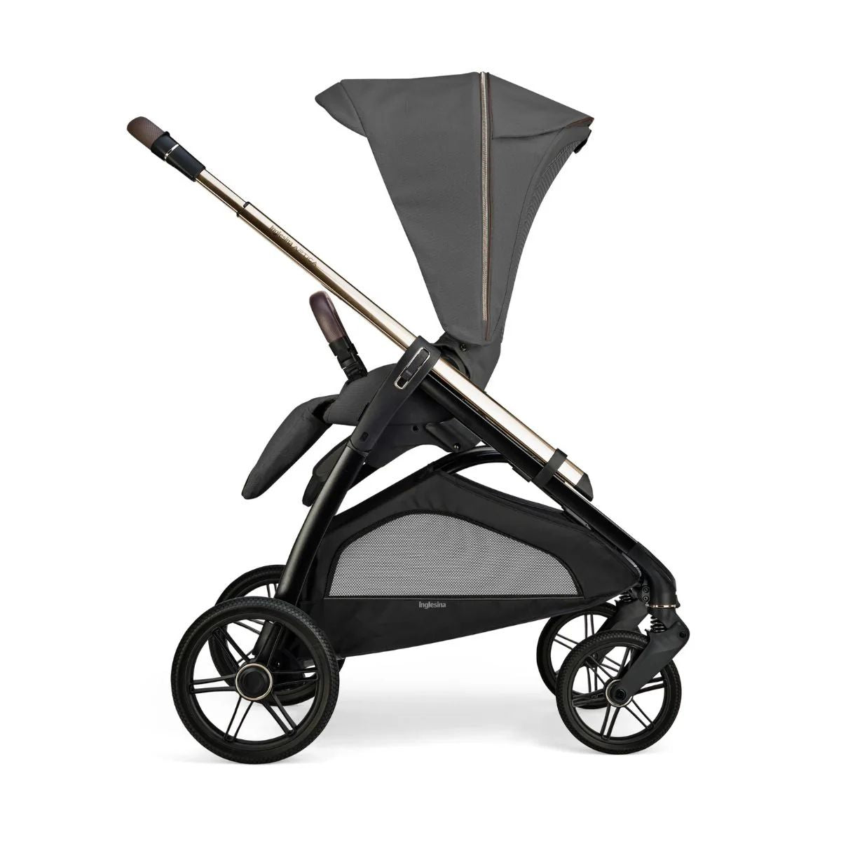 Inglesina Aptica Stroller & Bassinet + Stand - Velvet Grey on Luna Baby Store Miami