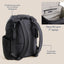 Itzy Ritzy Belong Bucket Backpack Diaper Bag - Black