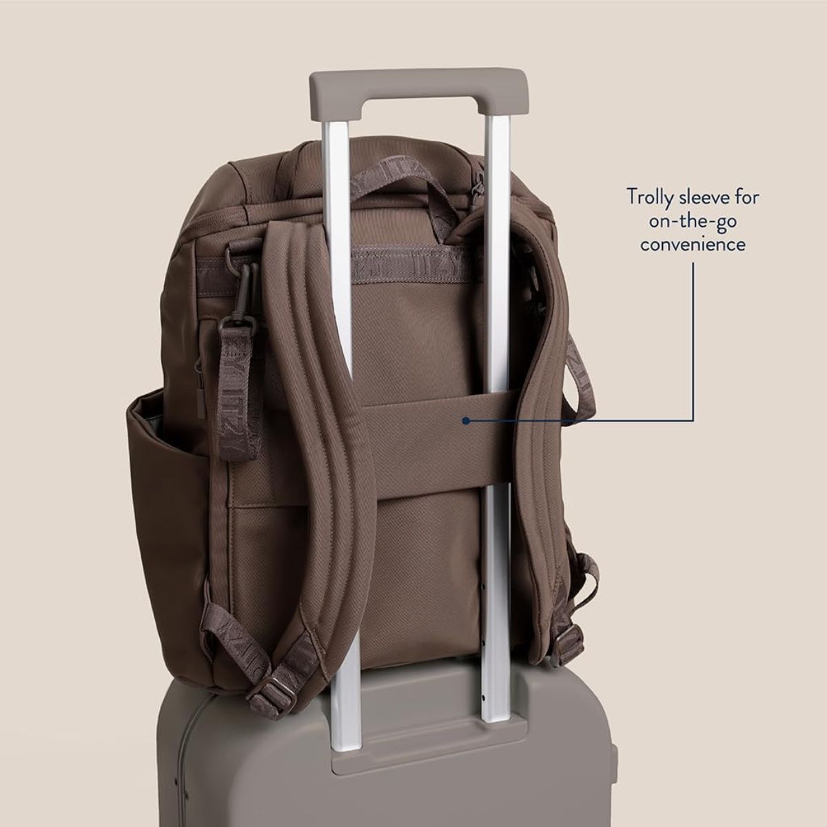 Itzy Ritzy Belong Bucket Backpack Diaper Bag - Mocha