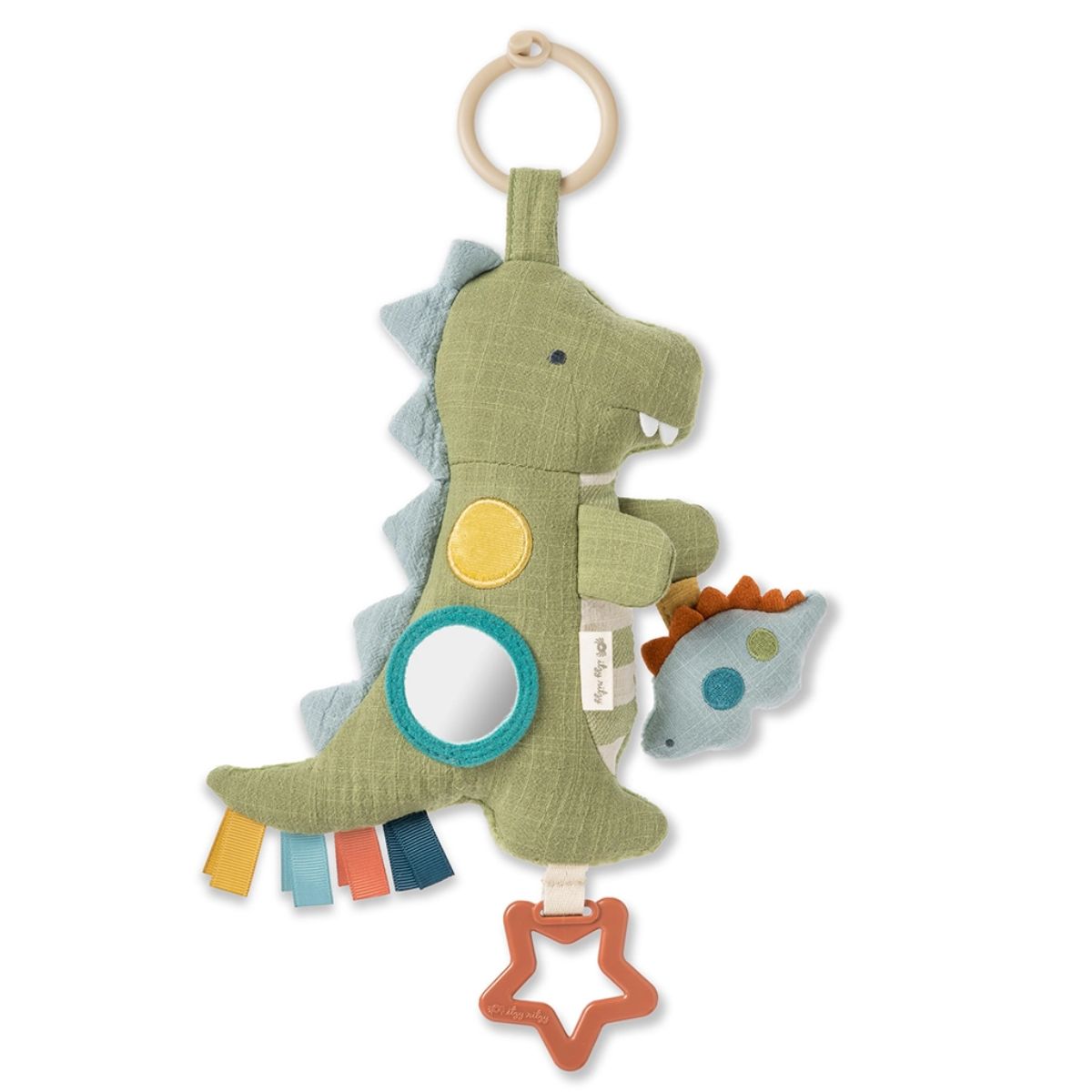 Itzy Ritzy Bitzy Traveler Developmental Sensory Toy - Dino